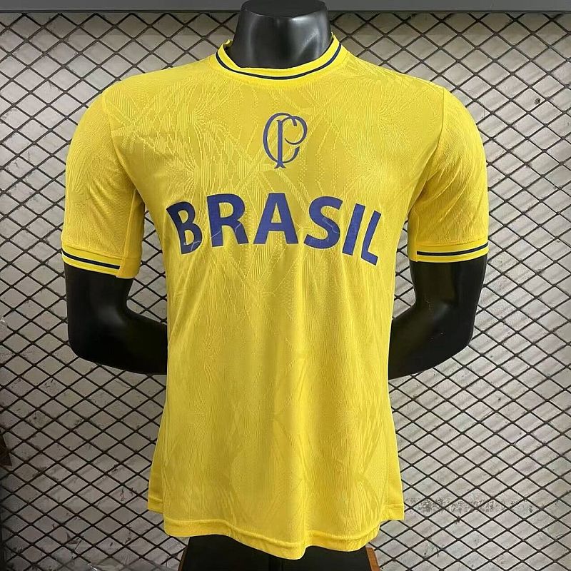 Version Player_Corinthians 26-27 yellow training player version S-3XL