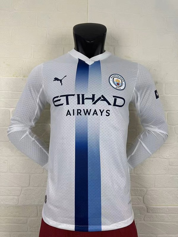 Version Player_Man City 26-27 away long sleeve player version soccer jerseys S-XXL