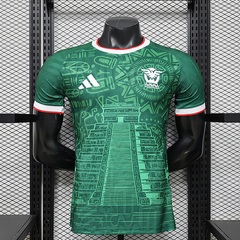 Version Player_Mexico Green PV Jersey todojerseys yupoo maglia calcio-maillot football-camiset Futbol 26-27