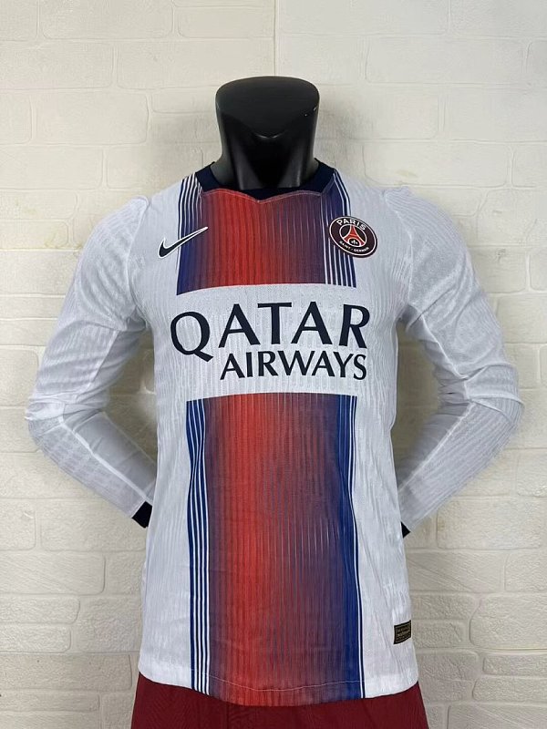 Version Player_Paris 26-27 away long sleeve player version S-XXL