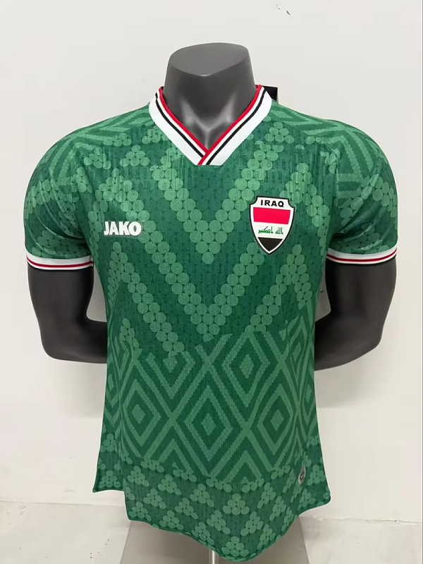 Version Player_player version 2026 Iraq away soccer jersey size S-3XL